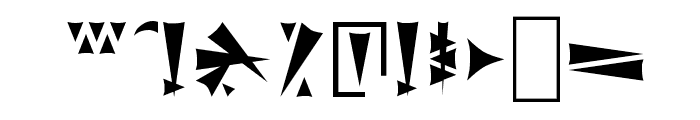 Ork Glyphs Font OTHER CHARS