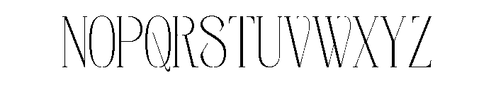 Orlevin Font UPPERCASE