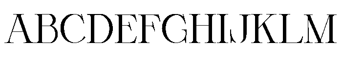 Orlington Free Regular Font UPPERCASE