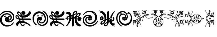 OrnaMFaces Font LOWERCASE