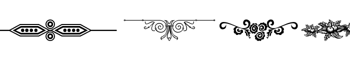 Ornamental Decoration II Font OTHER CHARS