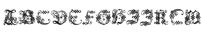 OrnamentalInitial Font LOWERCASE
