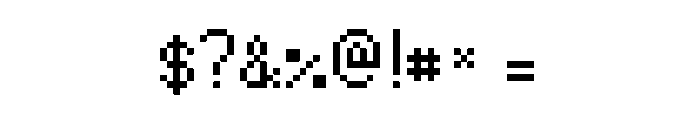 OrochiiFon Regular Font OTHER CHARS