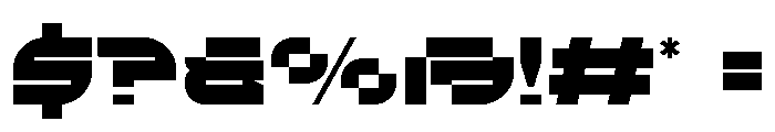 Ortech Regular Font OTHER CHARS