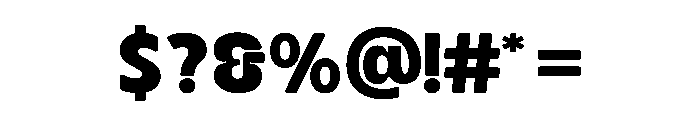 Ortoid Demo Font OTHER CHARS