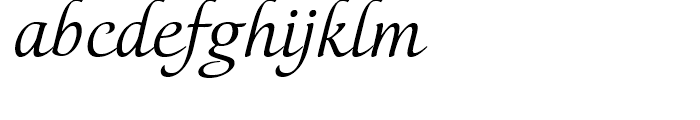 Orbi Calligraphic Three Font LOWERCASE
