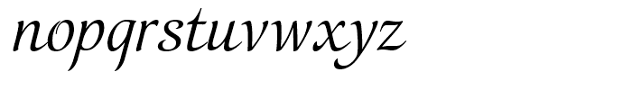 Orbi Calligraphic Three Font LOWERCASE