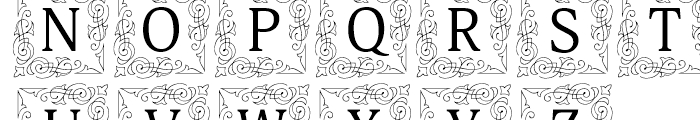 Orbi Initials Two Font UPPERCASE