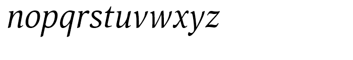 Orbi Italic Font LOWERCASE