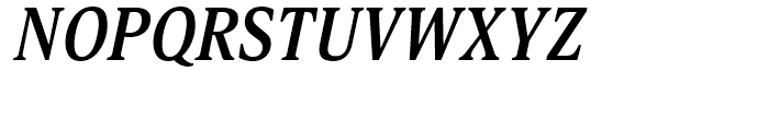 Orbi Narrow Bold Italic Font UPPERCASE