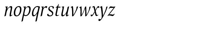 Orbi Narrow Italic Font LOWERCASE