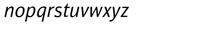 Orbi Sans Italic Font LOWERCASE
