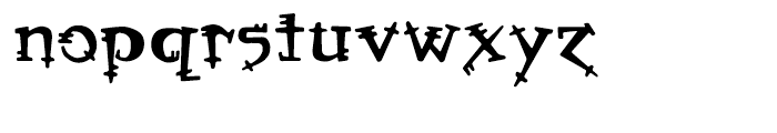 Orbus Regular Font LOWERCASE