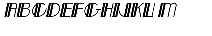 Orchis Bold Shadow Font UPPERCASE
