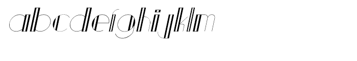 Orchis Italic Font LOWERCASE