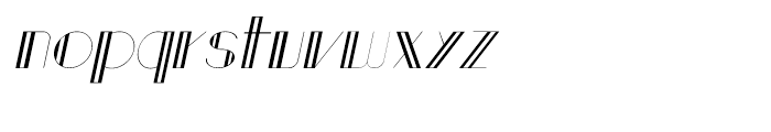 Orchis Italic Font LOWERCASE