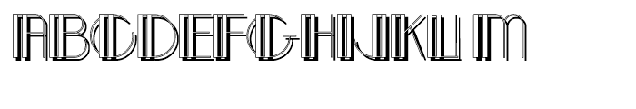 Orchis Shadow Font UPPERCASE