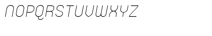 Orev Light Italic Font UPPERCASE