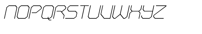 Oric Neo Thin Italic Font UPPERCASE