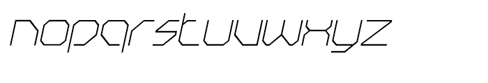 Oric Neo Thin Italic Font LOWERCASE