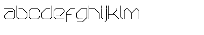 Oric Neo Thin Font LOWERCASE