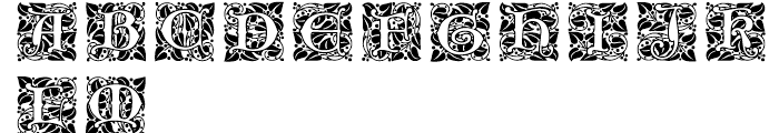 Ornate Initials Style Two Font LOWERCASE