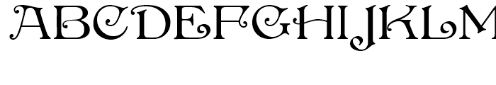 Ornella Regular Font UPPERCASE