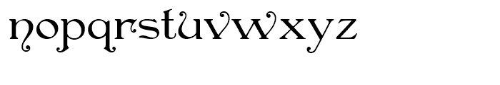 Ornella Regular Font LOWERCASE