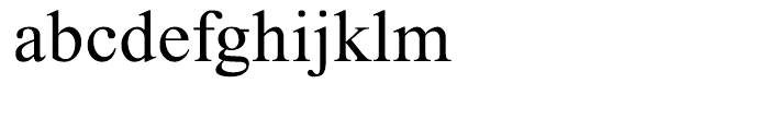 Oron Extended Regular Font LOWERCASE