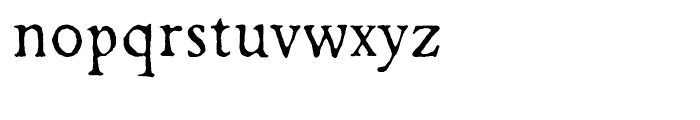 Oronteus Finaeus Regular Font LOWERCASE