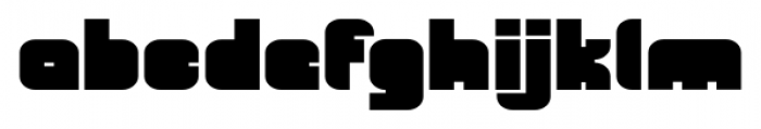 OrangeRoyale Closed Extended Font LOWERCASE