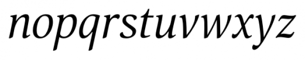 Orbi Italic Font LOWERCASE