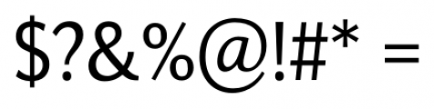 Orbi Sans Regular Font OTHER CHARS