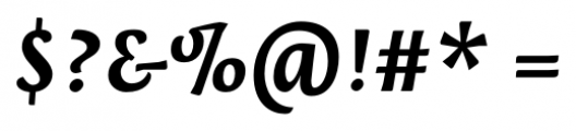 Orenga Bold Italic Font OTHER CHARS
