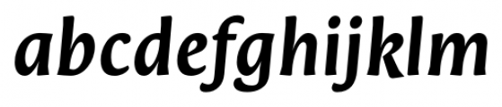 Orenga Bold Italic Font LOWERCASE