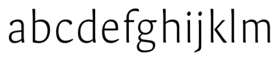 Orenga Light Font LOWERCASE