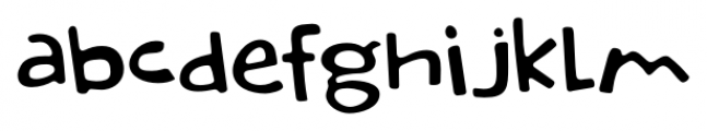 Orenji Regular Font LOWERCASE