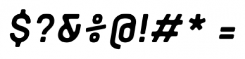 Orev Edge Bold Italic Font OTHER CHARS