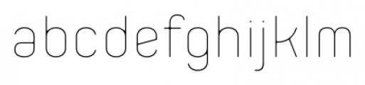 Orev Edge Extra Light Font LOWERCASE