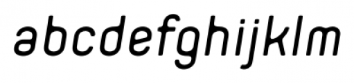 Orev Edge Italic Font LOWERCASE