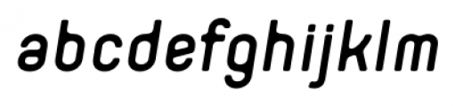 Orev Edge Medium Italic Font LOWERCASE