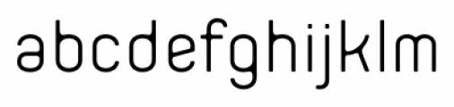 Orev Edge Semi Light Font LOWERCASE