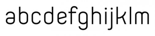 Orev SemiLight Font LOWERCASE