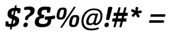 Orgon Slab Bold Italic Font OTHER CHARS