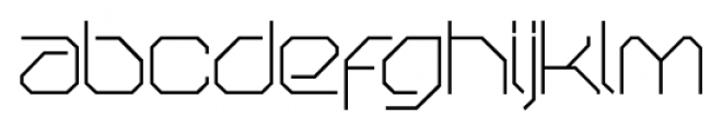 OricNeo Thin Font LOWERCASE