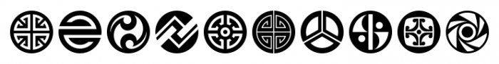 Oriental Ornaments Regular Font OTHER CHARS