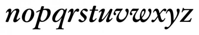 Originalgaramond BT Bold Italic Font LOWERCASE