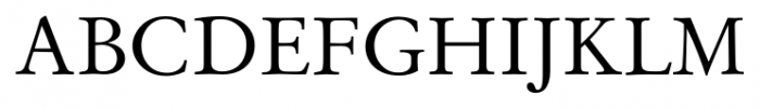 Originalgaramond BT Regular Font UPPERCASE