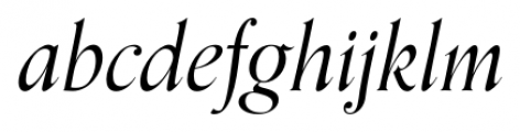 Orpheus Pro Italic Font LOWERCASE