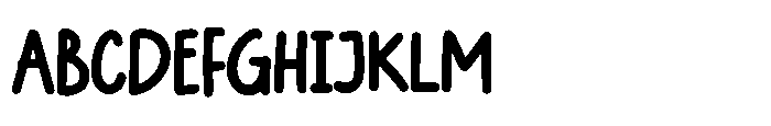 Orange Cupcakes Font UPPERCASE